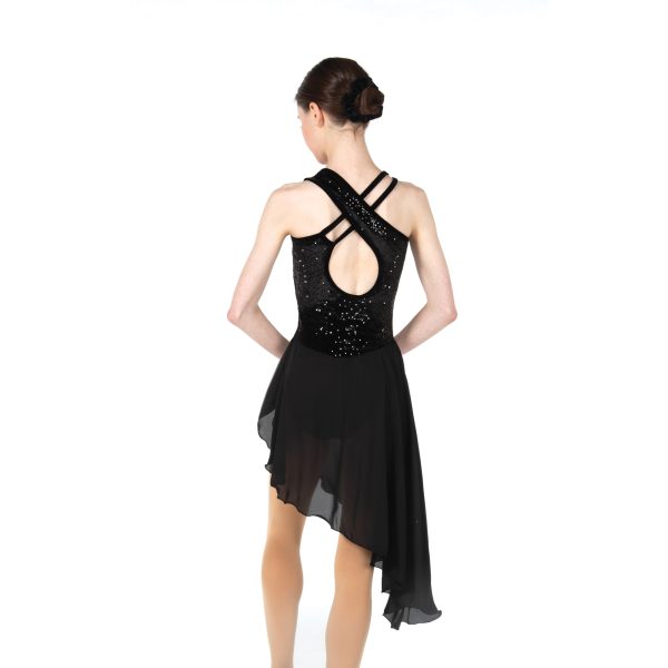 Sequin Chasse Dress: Black