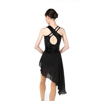 Sequin Chasse Dress: Black