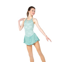 Tripoly Lace Dress: Soft Sage