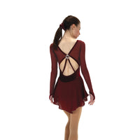 Slightly Silver Dress – Wine - Ready to ship