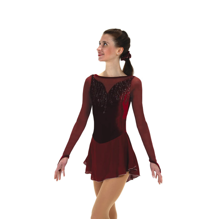 Slightly Silver Dress – Wine - Ready to ship