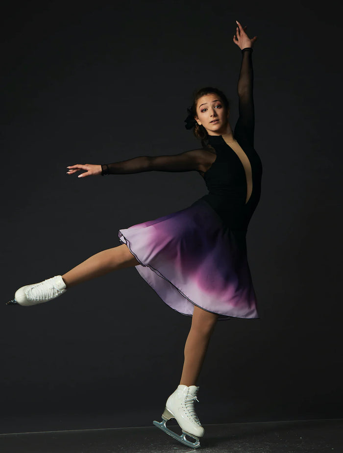 Faded Purple Ice Dance Dress