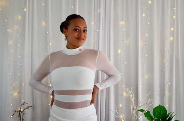 Cutout Skating Bodysuit