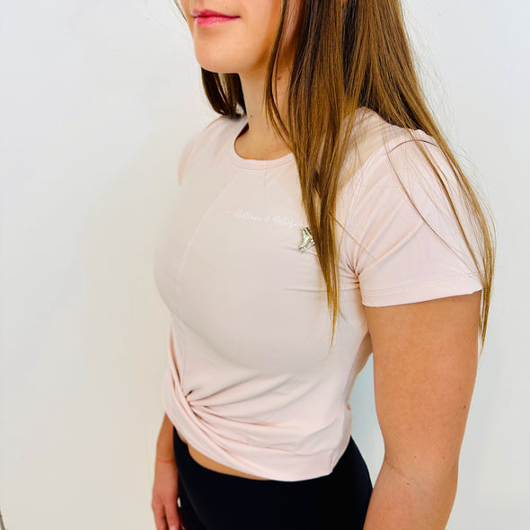 Front Twist Skating Crop Top