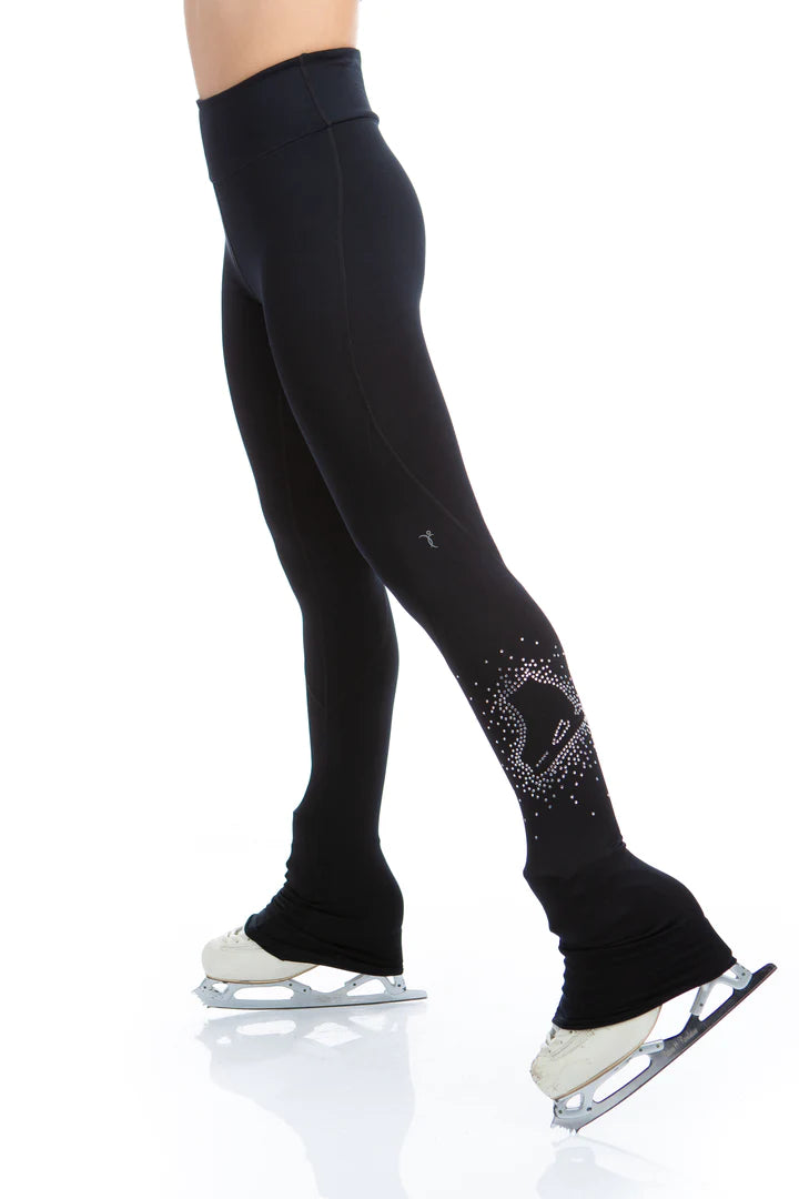 Erie Dance Theater Rhinestone High Rise Leggings - Crystallized Couture