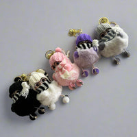 Little Miss Skater Keychain - ready to ship