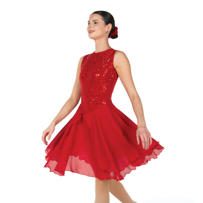 Dancerella Dress: Flame Red