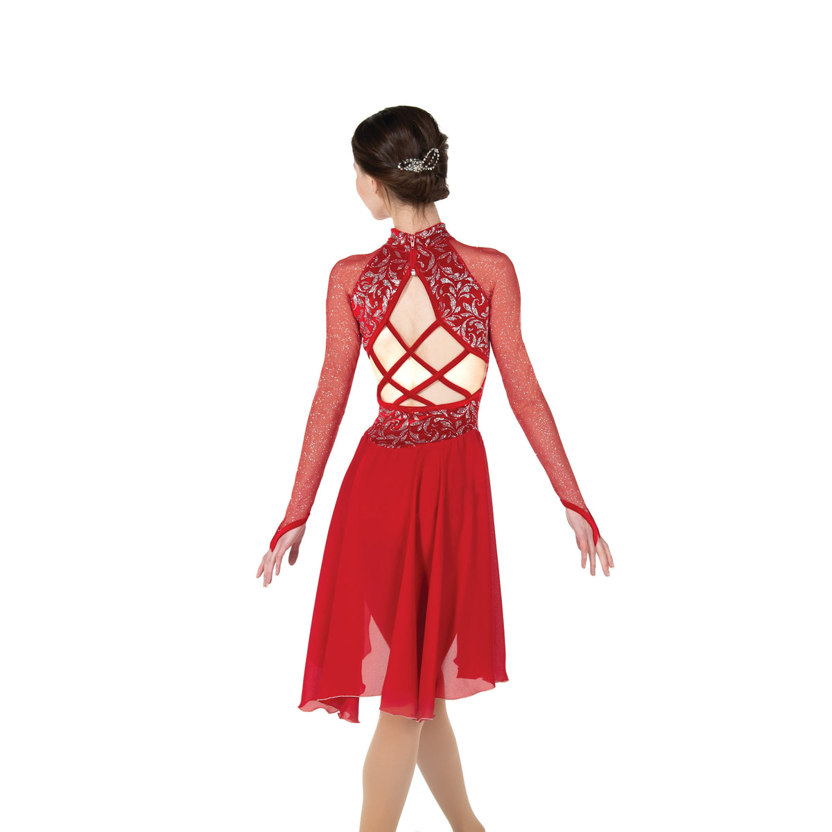 Trellistep Dance Dress: Red