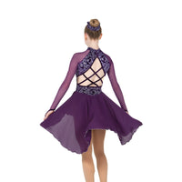 Trellistep Dance Dress: Deep Purple