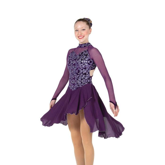 Trellistep Dance Dress: Deep Purple