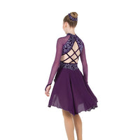 Trellistep Dance Dress: Deep Purple