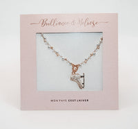 Gold Braided Skating Necklace