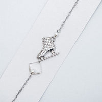 Square Pearl Skating Bracelet