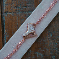 Golden Skating Love Bracelet