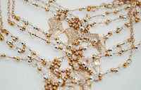 Gold Braided Skating Necklace