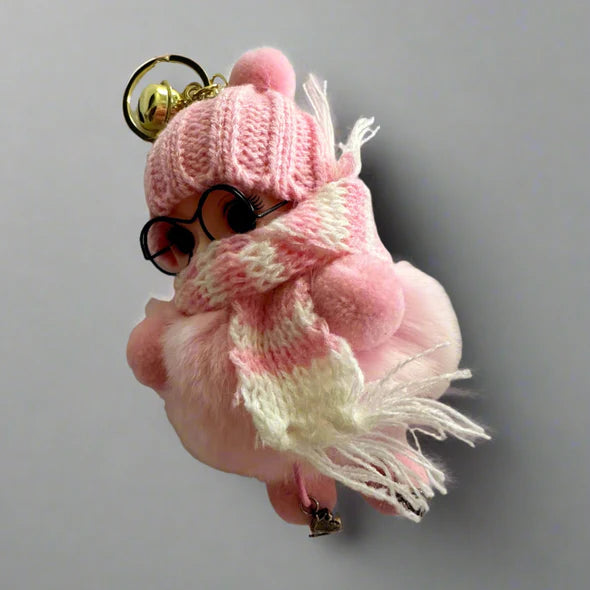 Little Miss Skater Keychain - ready to ship