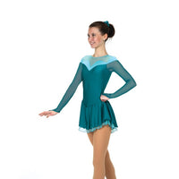 Shaded Sweetheart Dress Plain: Deep Sea