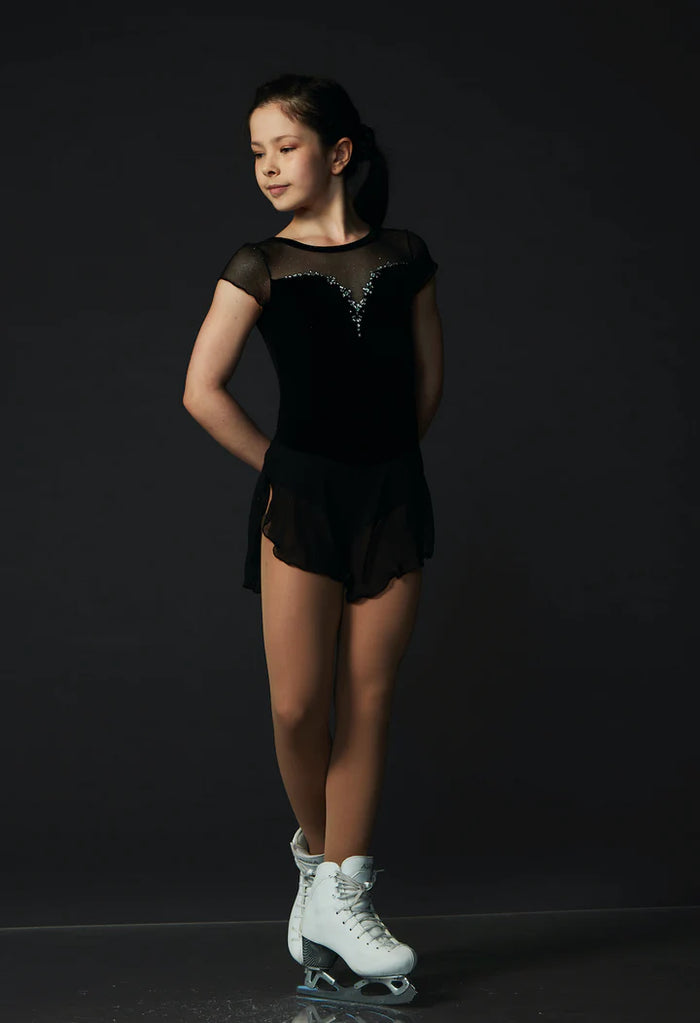 Sparkly Mesh Black Dress Beaded - GG Inspiration