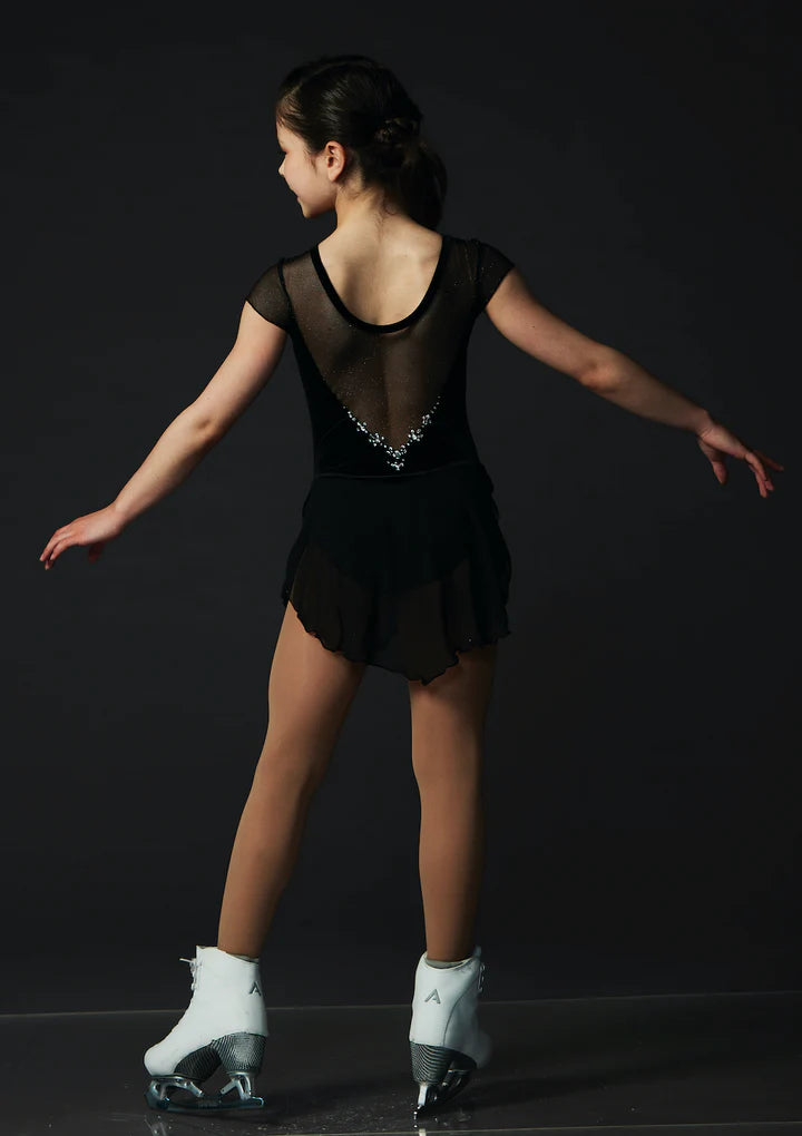 Sparkly Mesh Black Dress Beaded - GG Inspiration