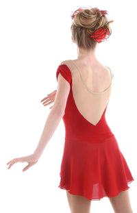 Gracie Gold Inspiration - Red Rose Dress