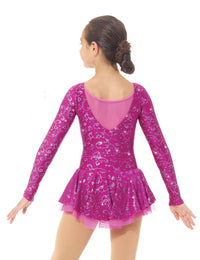 Shimmery figure skating dress