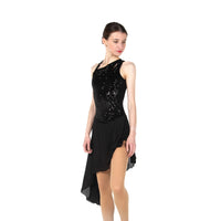 Sequin Chasse Dress: Black