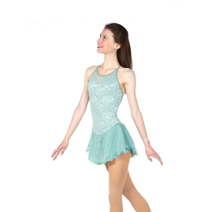 Tripoly Lace Dress: Soft Sage