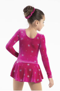 Born To Skate Figure Skating Glitter Dress