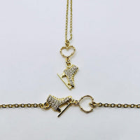 Ice Skate with your Heart Necklace