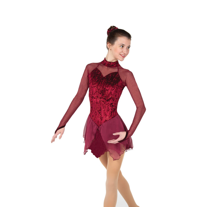 Crushed Claret Dress