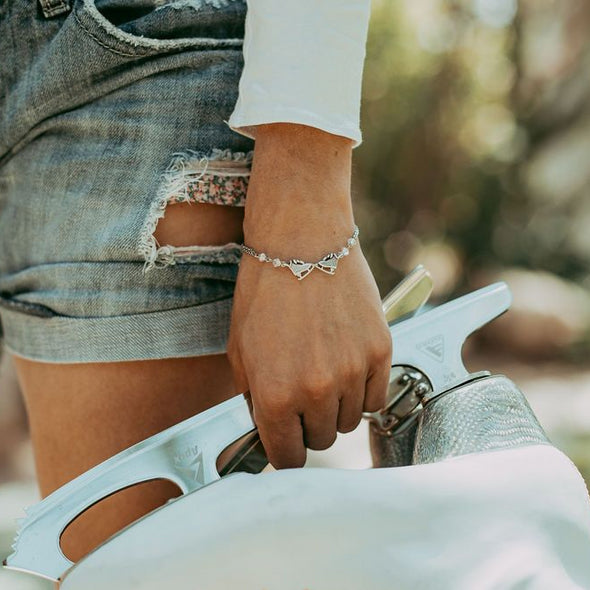 Kissing Skates Bracelet