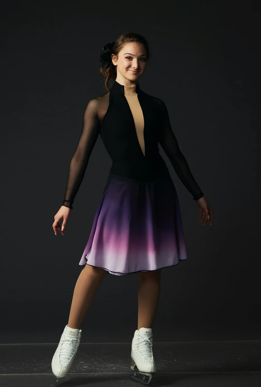Faded Purple Ice Dance Dress