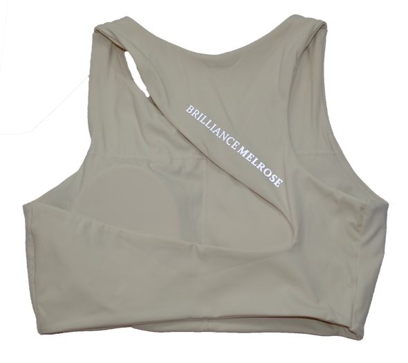 Asymmetric Skating Sports Bra