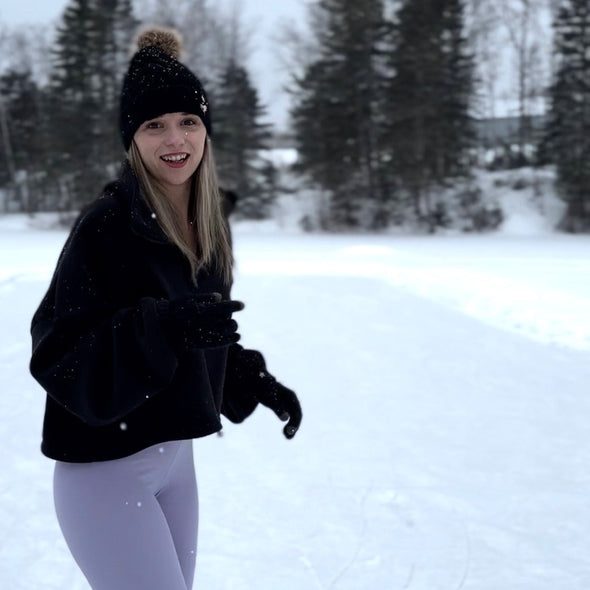 Fleece Oversized Skating Jacket