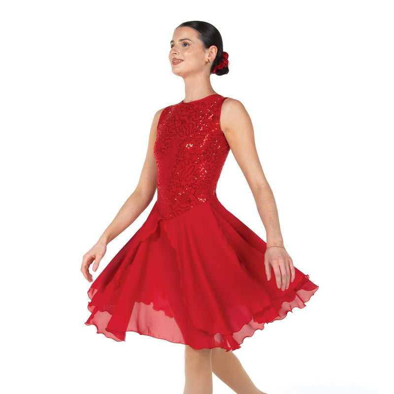 Dancerella Dress: Flame Red