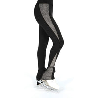 Ice Core Splice Leggings: Steel Grey