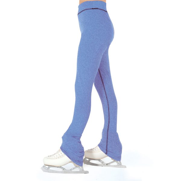 Core Ice Marled Leggings: Blue Freeze