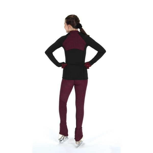 Core Ice Marled Leggings: Kirsch Kick