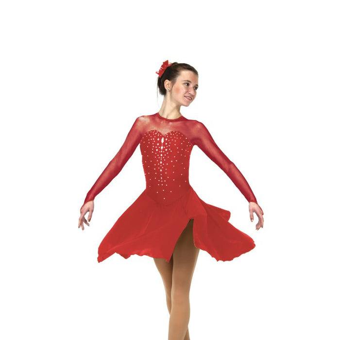 Sweetheart Dance Dress Crystalled: Red