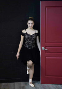 Black dance dress