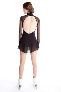 Crop Top Black Dress