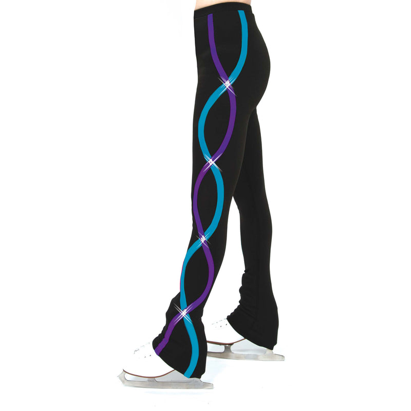 Ribbonette Leggings (Purple/Ocean)