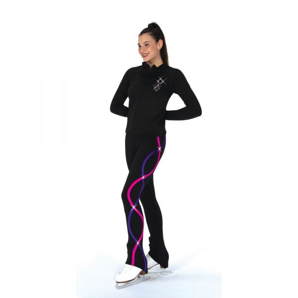 Ribbonette Leggings (Fuchsia/Purple)