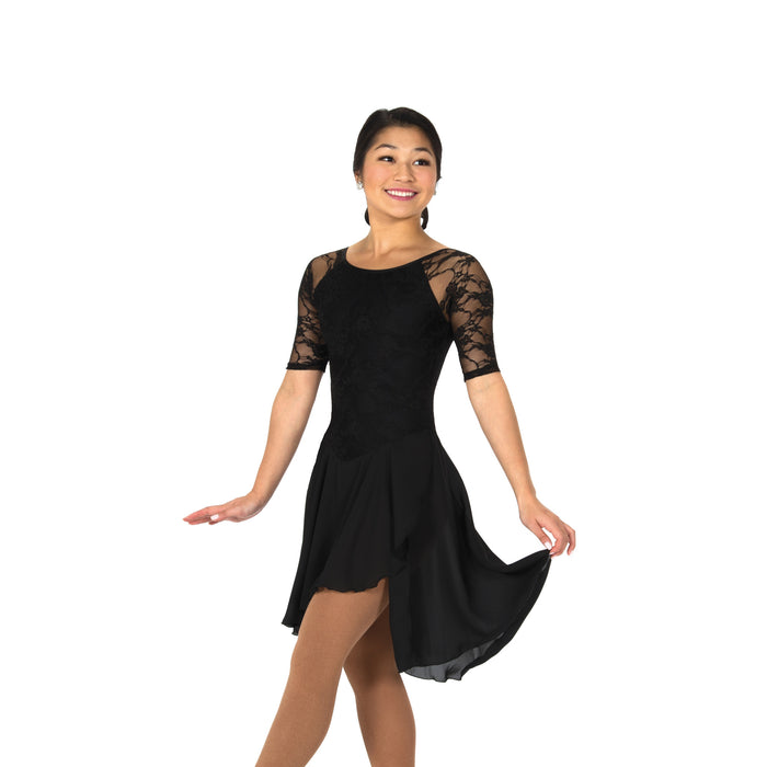 Classic Lace Dance Dress: Black