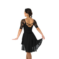 Classic Lace Dance Dress: Black